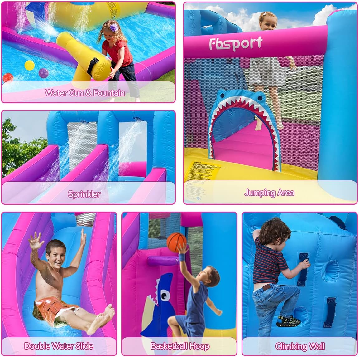 Twin Water Slides Inflatable B - đánh giá và giá Kids Outdoor Water