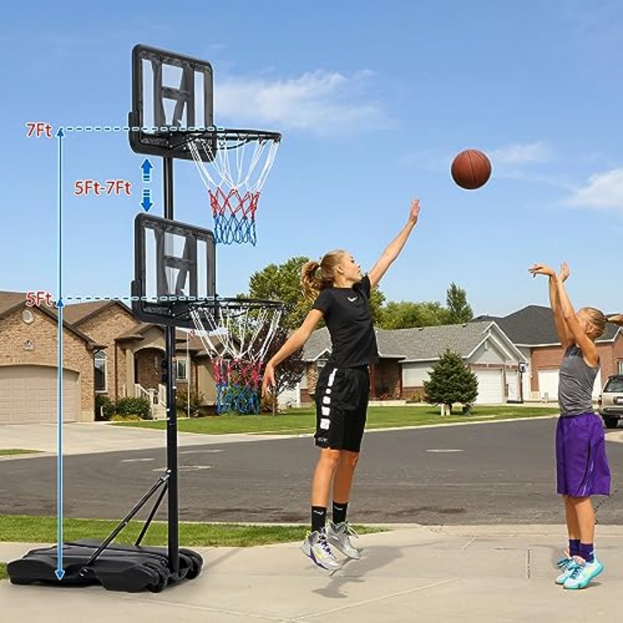 Backyard driveway indoor outdo - đánh giá và giá Basketball Hoop Outdoor