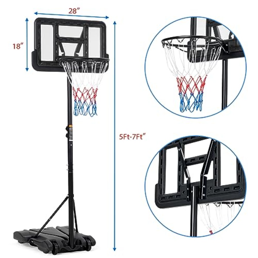 Backyard driveway indoor outdo - đánh giá và giá Basketball Hoop Outdoor