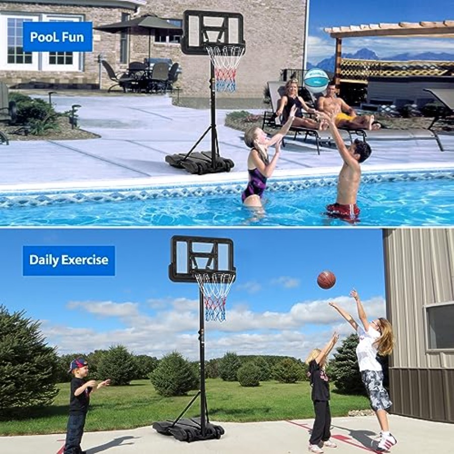 Backyard driveway indoor outdo - đánh giá và giá Basketball Hoop Outdoor